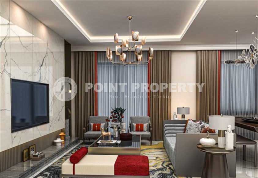 Apartments and duplexes in a building under construction with the possibility of obtaining interest-free installments and a residence permit in Turkey.-id-4155-photo-8