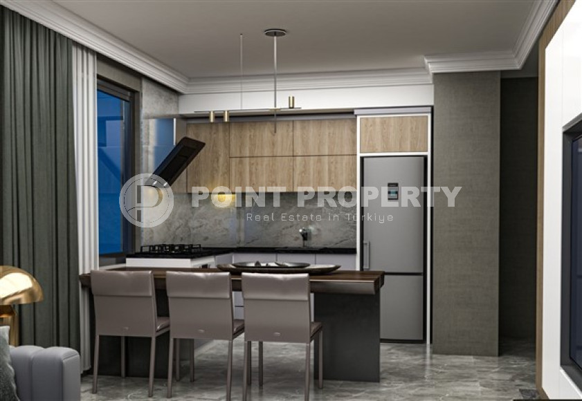 Apartments and duplexes in a building under construction with the possibility of obtaining interest-free installments and a residence permit in Turkey.-id-4155-photo-10