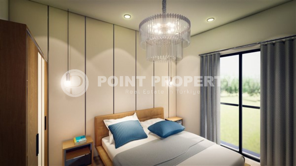 Apartments in a house under construction 800 meters from the sea in the center of Mahmutlar.-id-4161-photo-8