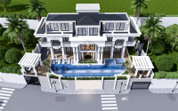 Luxury duplex villa with a total living area of 492 m2 under construction, Kargicak area-id-4164-photo-6