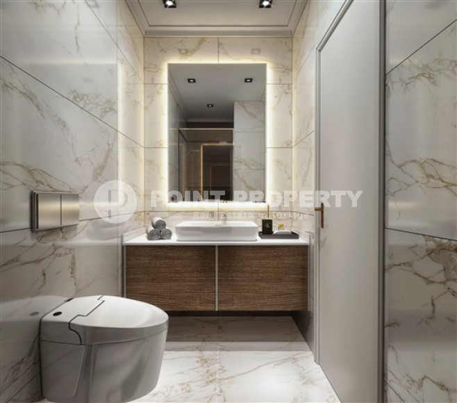 Пентхаусы на выбор с площадью 157 - 208 м2 в резиденции на этапе окончания строительных работ, Авсаллар-id-4168-фото-12