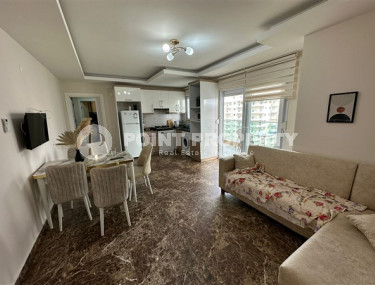 Two-level four-room apartment with furniture on the 11th floor of a high-rise complex in the Mahmutlar area-id-4169-photo-1