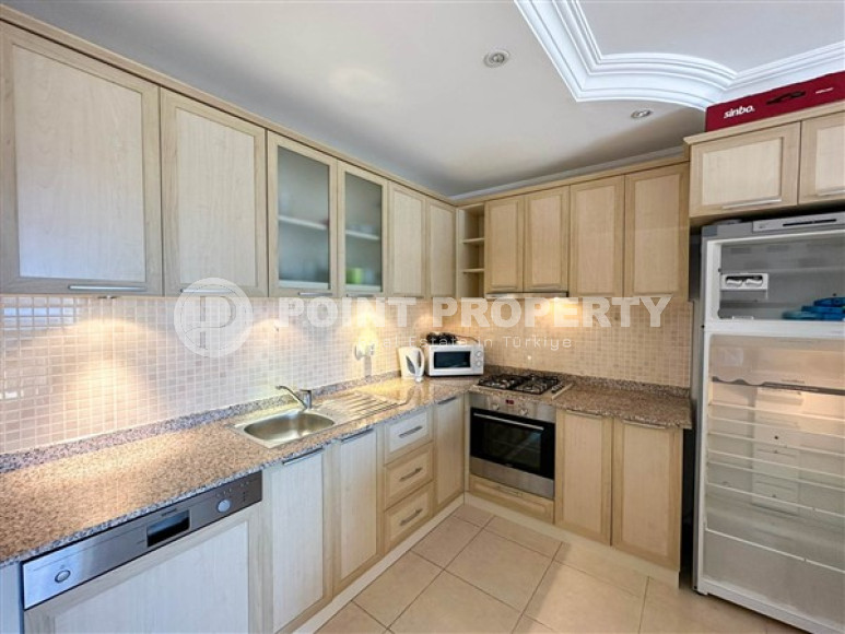 Panoramic apartment 1+1, with a total area of 90 m2, on the 8th floor with a picturesque view of the city and the Taurus Mountains.-id-4177-photo-3