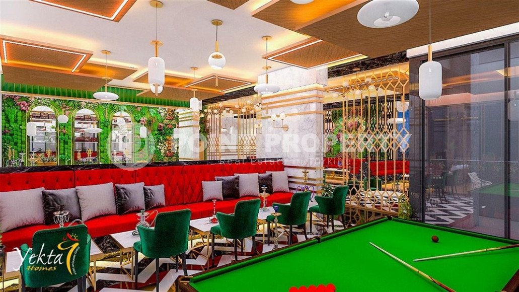 Просторный пентхаус 2+1, 135 м2 в новом элитном комплексе с отличной инфраструктурой в Махмутларе, 500 м от моря-id-1343-фото-19