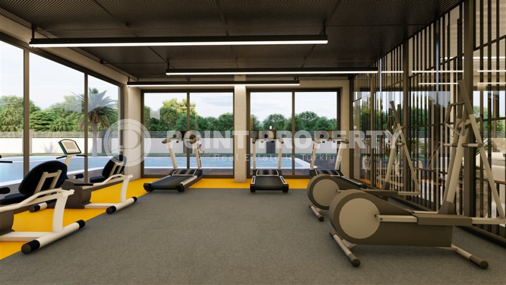 Квартира 1+1 на 3-м этаже в новом жилом комплексе на завершающем этапе строительства в районе Авсаллар.-id-4179-фото-4