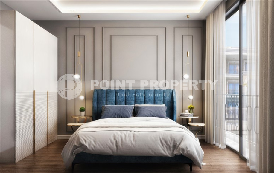 Квартира 1+1 на 3-м этаже в новом жилом комплексе на завершающем этапе строительства в районе Авсаллар.-id-4179-фото-15