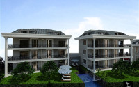 Apartments with different layouts and square footage in a residential complex under construction in the elite Kestel area of Alanya. Description:-id-4181-photo-3