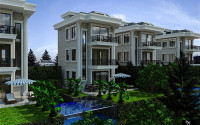 Apartments with different layouts and square footage in a residential complex under construction in the elite Kestel area of Alanya. Description:-id-4181-photo-4