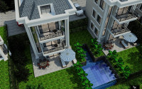 Apartments with different layouts and square footage in a residential complex under construction in the elite Kestel area of Alanya. Description:-id-4181-photo-5