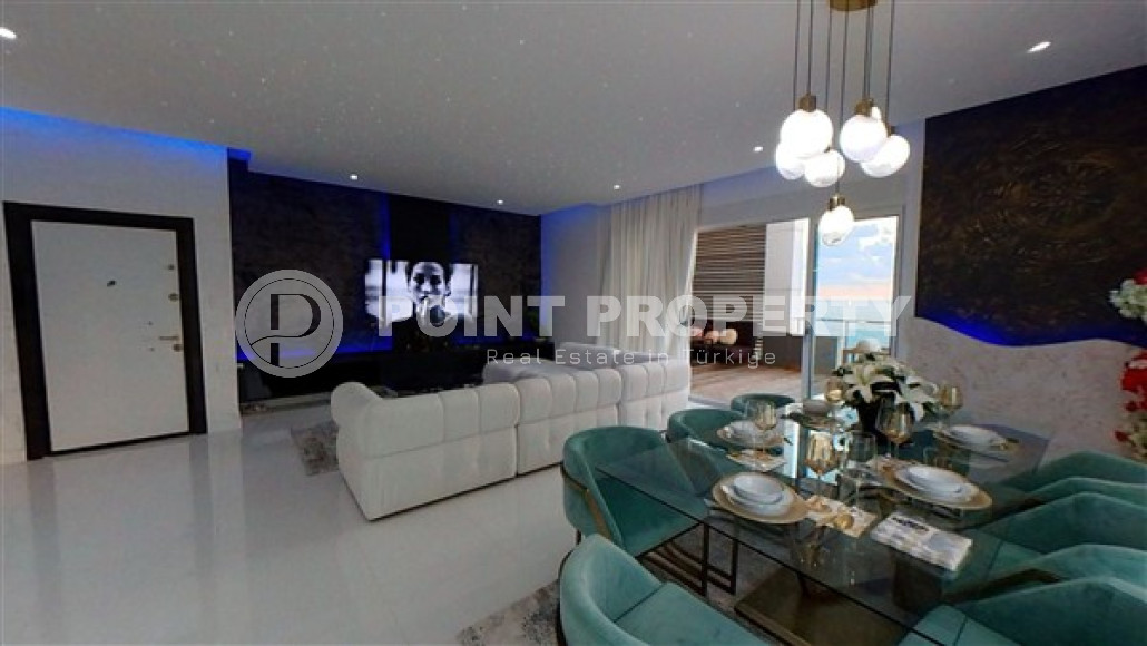 Роскошный триплекс с дизайнерским ремонтом на 9-и и 10-м этажах с мансардой с невероятными панорамными видами на море.-id-4183-фото-6