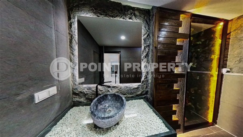 Роскошный триплекс с дизайнерским ремонтом на 9-и и 10-м этажах с мансардой с невероятными панорамными видами на море.-id-4183-фото-15