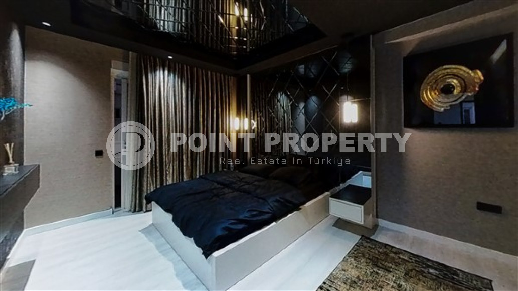 Роскошный триплекс с дизайнерским ремонтом на 9-и и 10-м этажах с мансардой с невероятными панорамными видами на море.-id-4183-фото-13