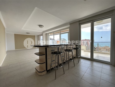 Panoramic duplex with fine finishing on the 11th floor with an attic in the center of Mahmutlar.-id-4201-photo-5