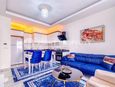 Уютные двухкомнатные апартаменты площадью 60 м2 в новом современном комплексе возле моря, Алания-id-1346-фото-3