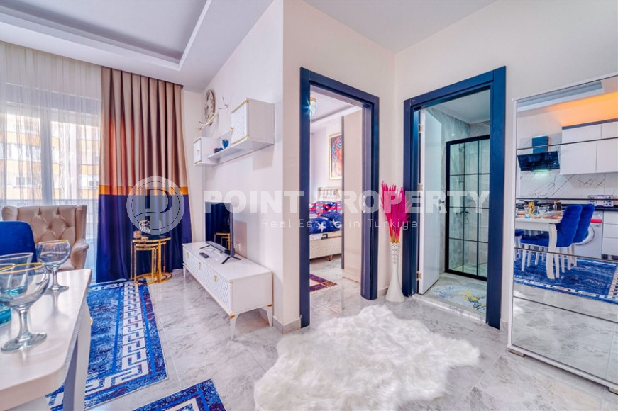 Cozy two-room apartment of 60 m2 in a new modern complex near the sea, Alanya-id-1346-photo-5