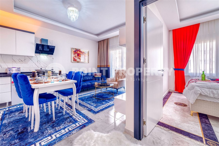 Cozy two-room apartment of 60 m2 in a new modern complex near the sea, Alanya-id-1346-photo-6