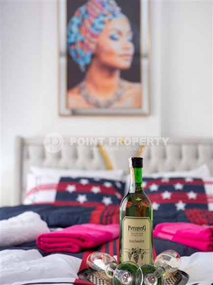 Cozy two-room apartment of 60 m2 in a new modern complex near the sea, Alanya-id-1346-photo-12