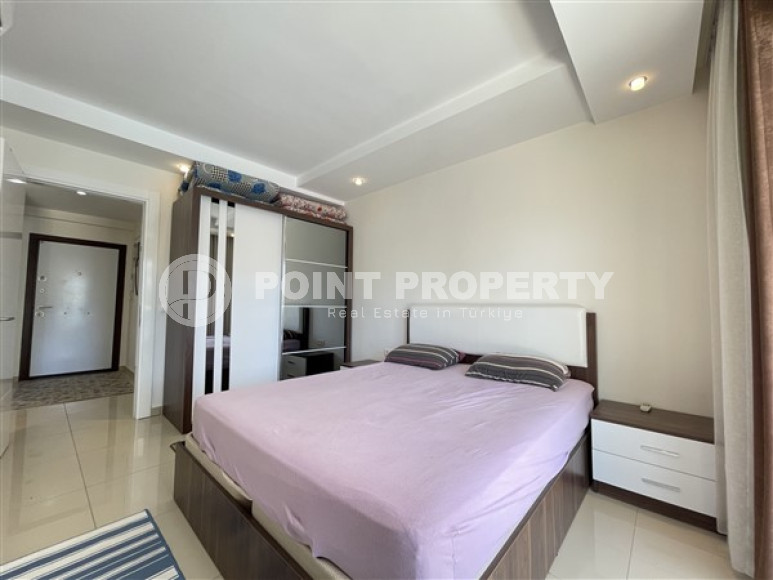 Элегантная двухкомнатная квартира 1+1 с бассейнами и аквапарком, район Джикджилли-id-4207-фото-10