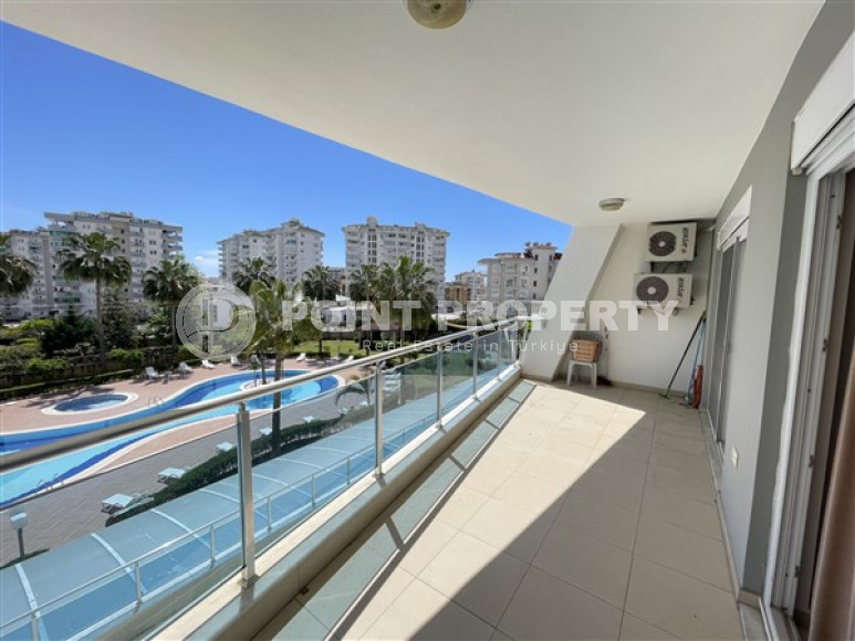 Элегантная двухкомнатная квартира 1+1 с бассейнами и аквапарком, район Джикджилли-id-4207-фото-11