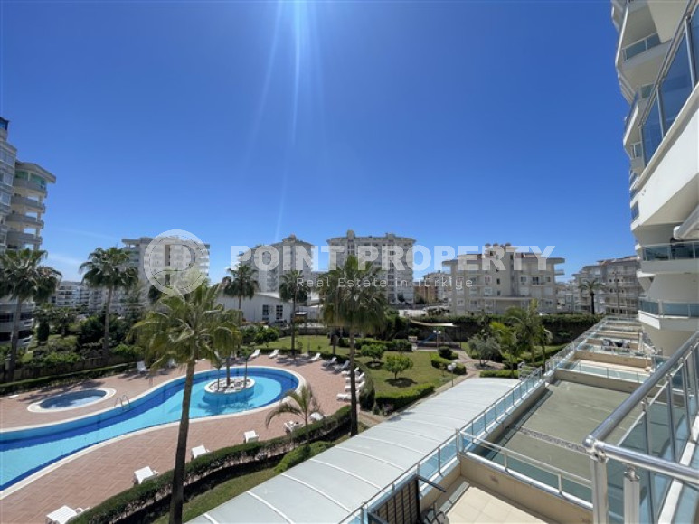 Элегантная двухкомнатная квартира 1+1 с бассейнами и аквапарком, район Джикджилли-id-4207-фото-14