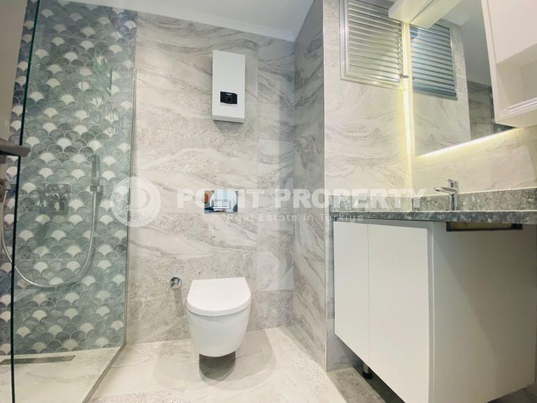 Новые двухкомнатные апартаменты с планировкой 1+1 в резиденции 2022 года постройки, Каргыджак-id-4208-фото-3