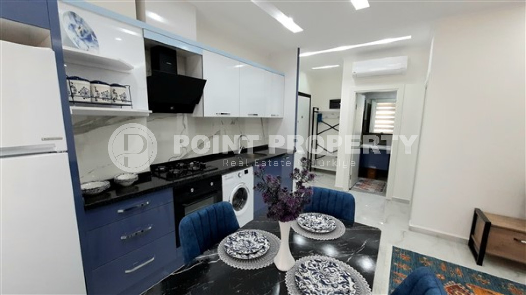 Compact furnished 1+1 apartment on the 2nd floor in a building built in 2019.-id-4209-photo-3