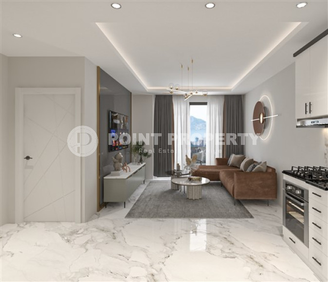 Выгодное предложение от застройщика - квартиры и дуплексы в жилом комплексе на стадии строительства с возможностью получения беспроцентной рассрочки и вида на жительство в Турции.-id-4212-фото-2