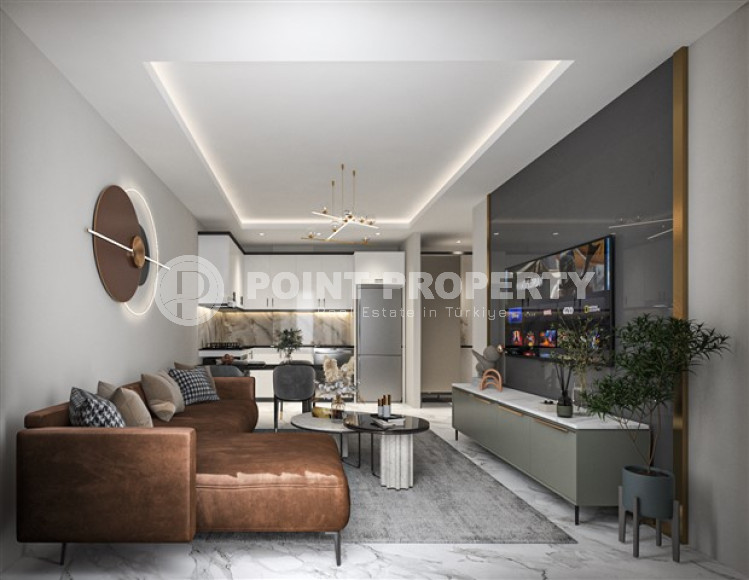 Выгодное предложение от застройщика - квартиры и дуплексы в жилом комплексе на стадии строительства с возможностью получения беспроцентной рассрочки и вида на жительство в Турции.-id-4212-фото-3