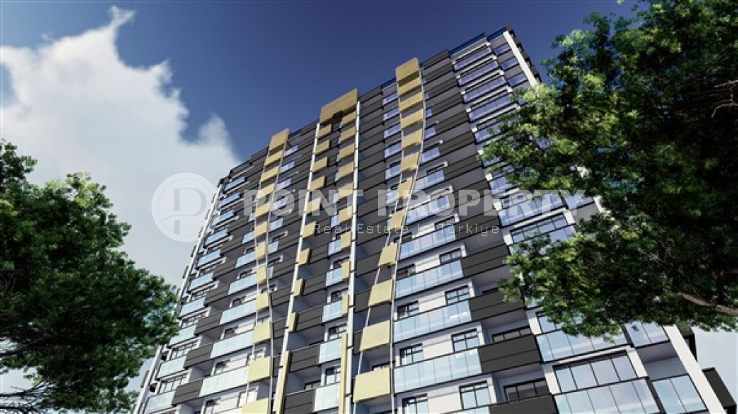 Недорогие апартаменты с площадью 60 - 90 м2 в высотной резиденции, Мерсин, Мезетли-id-4214-фото-2