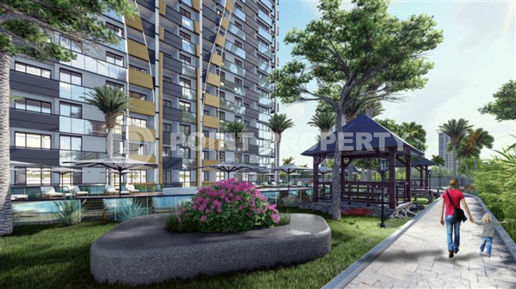 Недорогие апартаменты с площадью 60 - 90 м2 в высотной резиденции, Мерсин, Мезетли-id-4214-фото-5