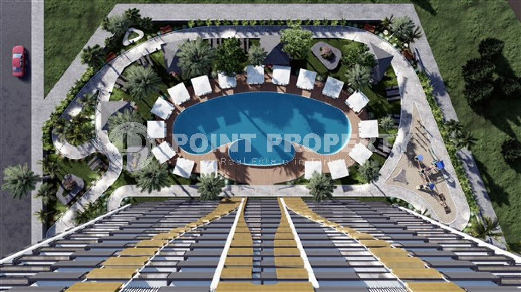 Недорогие апартаменты с площадью 60 - 90 м2 в высотной резиденции, Мерсин, Мезетли-id-4214-фото-7