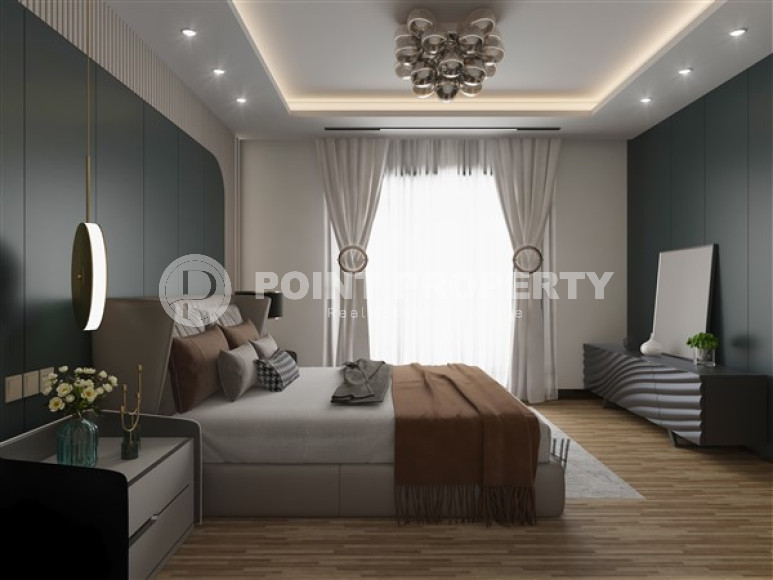 Excellent prices for apartments with 1+1 and 2+1 layouts in a complex with a completion date of 2023, Mersin-id-4218-photo-7