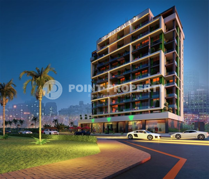 Excellent prices for apartments with 1+1 and 2+1 layouts in a complex with a completion date of 2023, Mersin-id-4218-photo-9