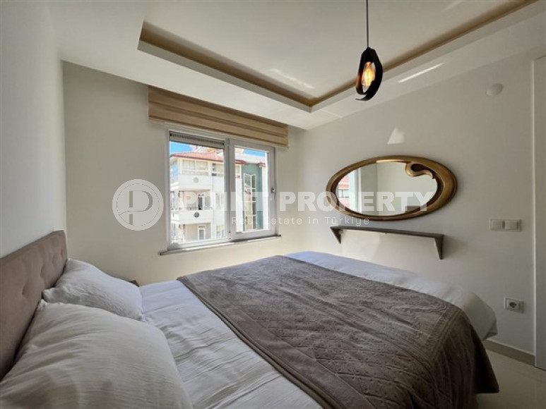 Небольшая светлая квартира 1+1 с хорошим ремонтом и современным дизайном в центре Аланьи.-id-4223-фото-6