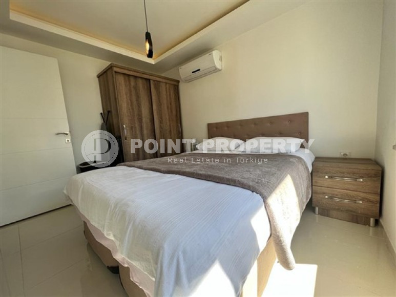 Небольшая светлая квартира 1+1 с хорошим ремонтом и современным дизайном в центре Аланьи.-id-4223-фото-7