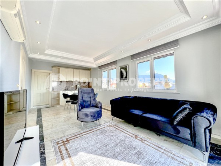 Прекрасный светлый дуплекс 4+1, общей площадью 190 м2, в 300 метрах от моря в центре района Оба.-id-4225-фото-15