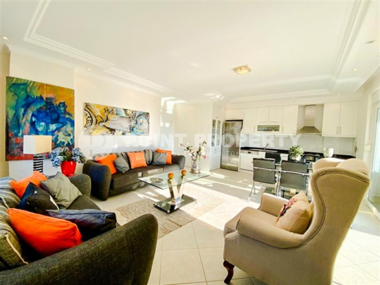 Комфортабельные светлые апартаменты 2+1, общей площадью 125 м2, в престижном районе Аланьи Хасбахче.-id-4231-фото-2