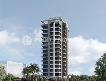 Новые апартаменты с площадью 70 м2 без мебели в 350 метрах от моря. Мерсин, Тедже-id-4233-фото-2