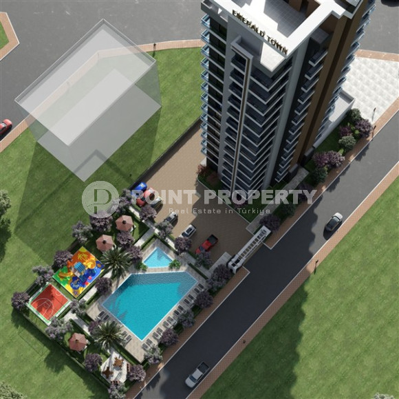 New apartment with an area of 70 m2 without furniture, 350 meters from the sea. Mersin, Teje-id-4233-photo-7