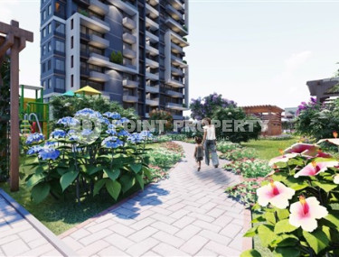 Комфортабельные квартиры с жилой площадью 60 м2 в строящейся резиденции премиум - класса, Мерсин, Тедже-id-4234-фото-5