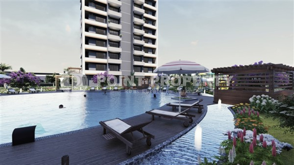 Комфортабельные квартиры с жилой площадью 60 м2 в строящейся резиденции премиум - класса, Мерсин, Тедже-id-4234-фото-6