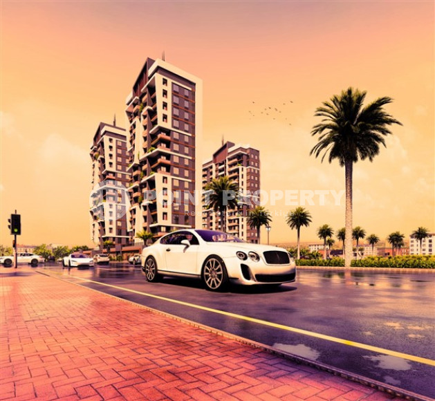 Комфортабельные квартиры с жилой площадью 60 м2 в строящейся резиденции премиум - класса, Мерсин, Тедже-id-4234-фото-10