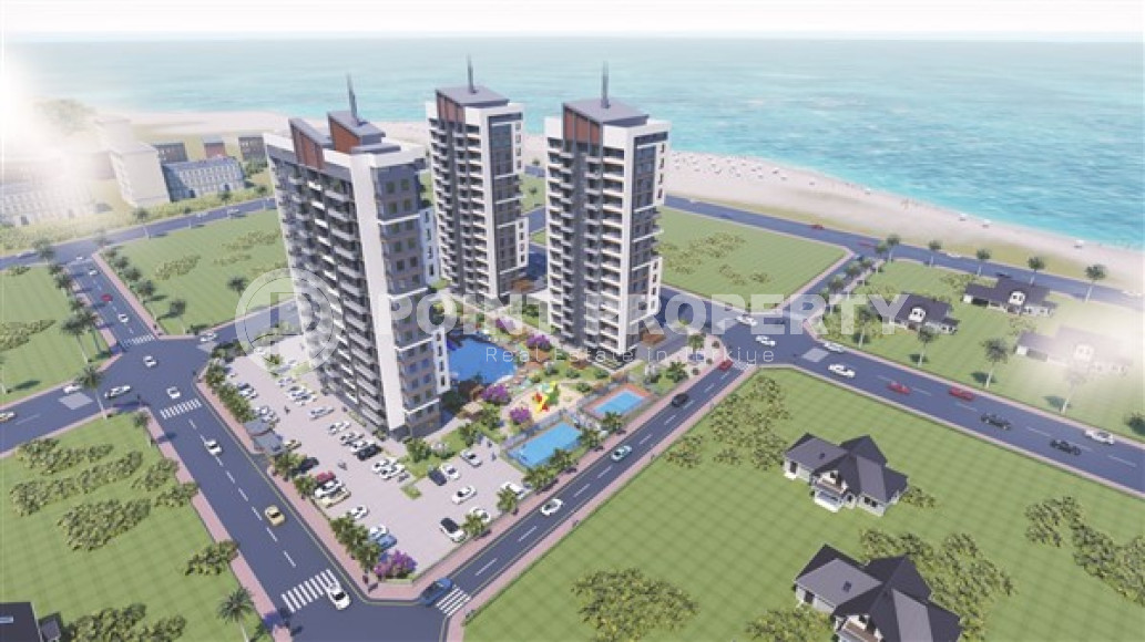 Комфортабельные квартиры с жилой площадью 60 м2 в строящейся резиденции премиум - класса, Мерсин, Тедже-id-4234-фото-11