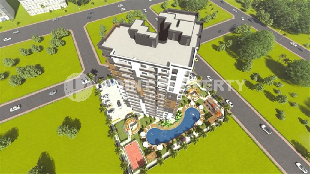 Квартиры с чистовым ремонтом, площадь от 74 до 99 м2 в высотной резиденции, Мерсин, Эрдемли-id-4235-фото-11