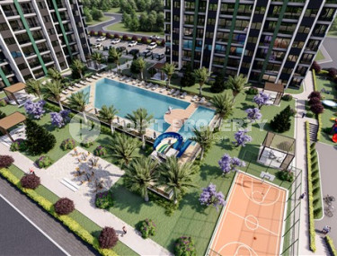 Два строящихся высотных жилых здания в районе Мезетли, Мерсин. Дата завершения работ в 2024 году.-id-4236-фото-4