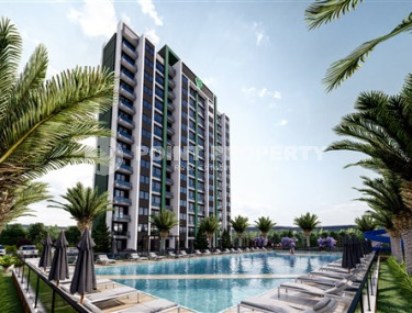 Два строящихся высотных жилых здания в районе Мезетли, Мерсин. Дата завершения работ в 2024 году.-id-4236-фото-5