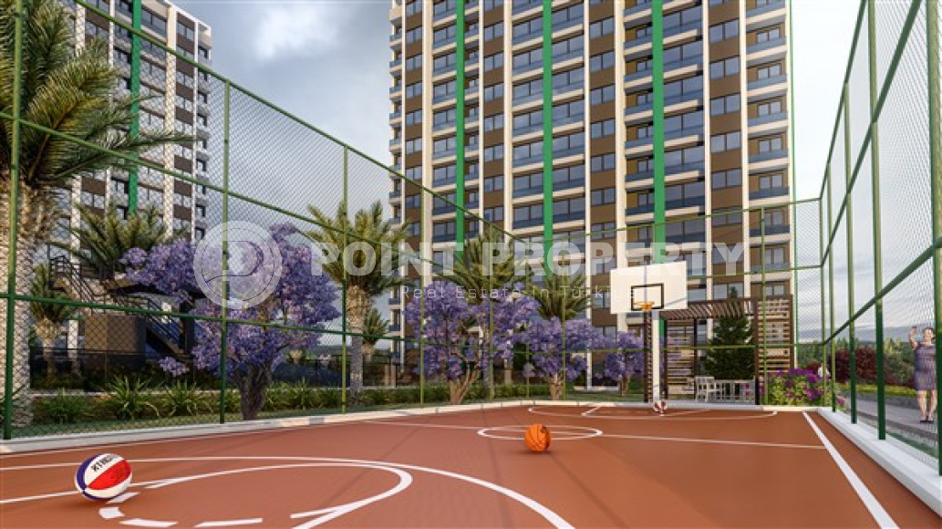 Два строящихся высотных жилых здания в районе Мезетли, Мерсин. Дата завершения работ в 2024 году.-id-4236-фото-10