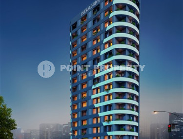 Инвестиционный проект в районе Мерсина, Томюк. Резиденция из 14 этажей в 600 метрах от моря.-id-4237-фото-2