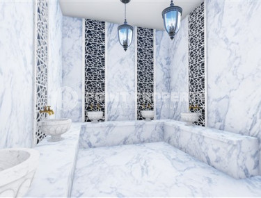 Инвестиционный проект в районе Мерсина, Томюк. Резиденция из 14 этажей в 600 метрах от моря.-id-4237-фото-4