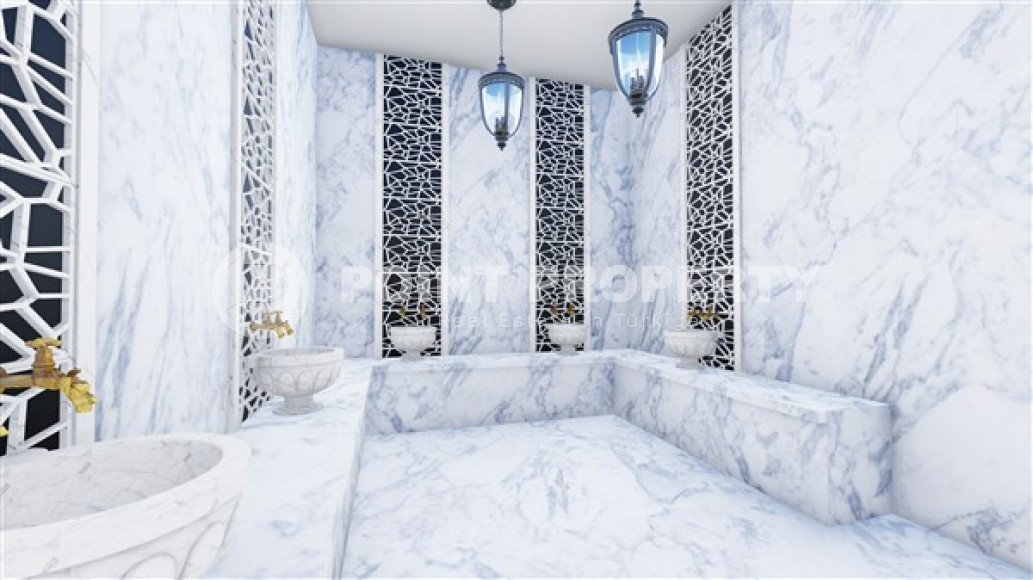 Инвестиционный проект в районе Мерсина, Томюк. Резиденция из 14 этажей в 600 метрах от моря.-id-4237-фото-4